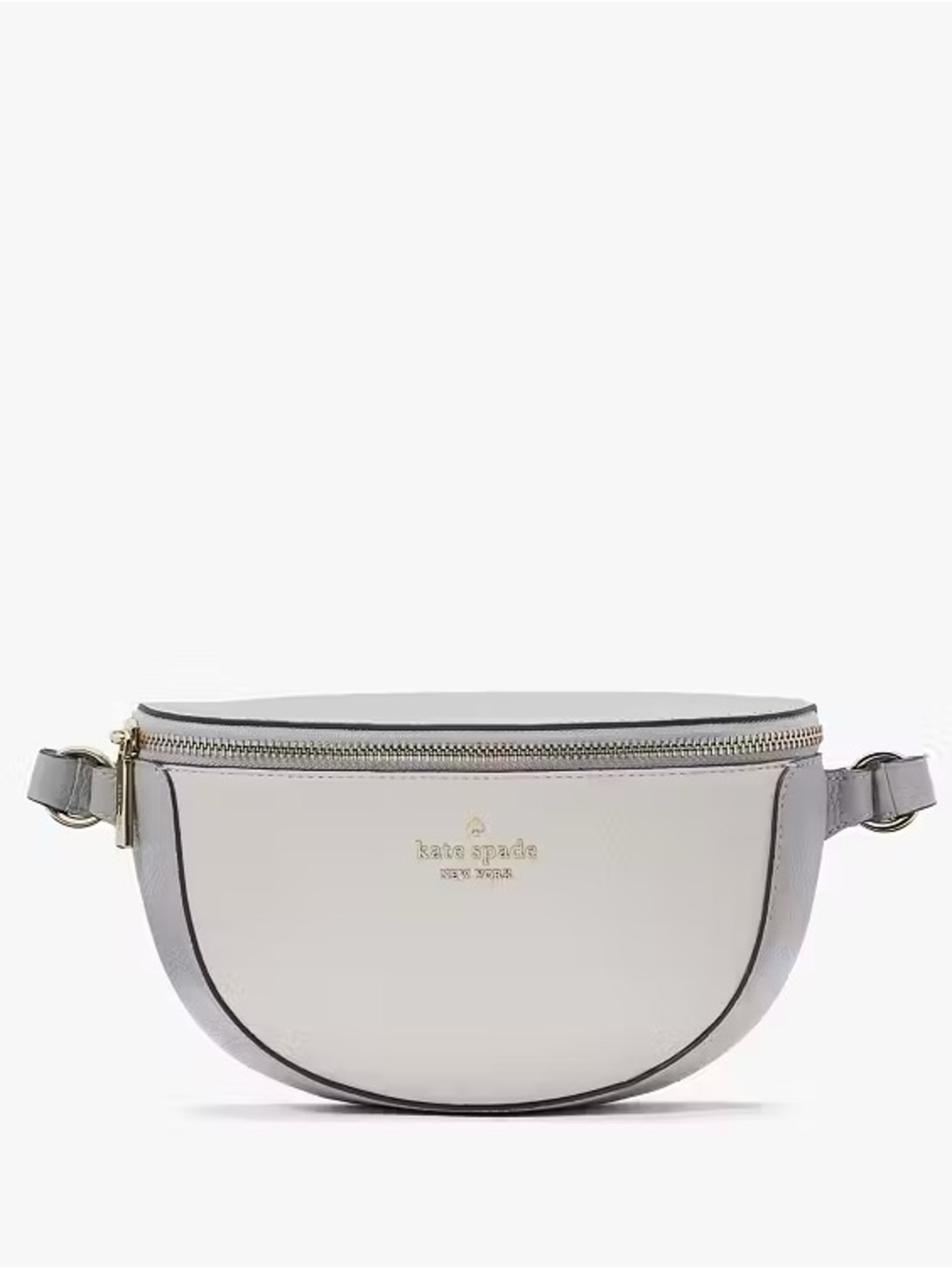 ♠️Kate Spade Lena Colorblock Pebbled Leather Belt Bag Fanny Pack, Grey NEW NWT - Picture 1 of 5
